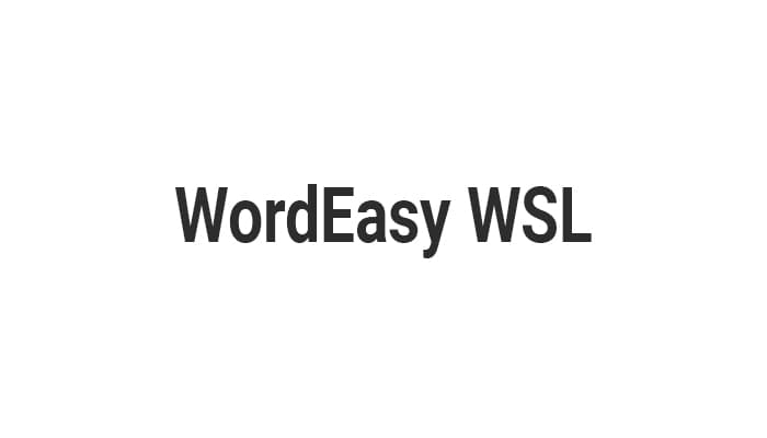 WordEasy WSL